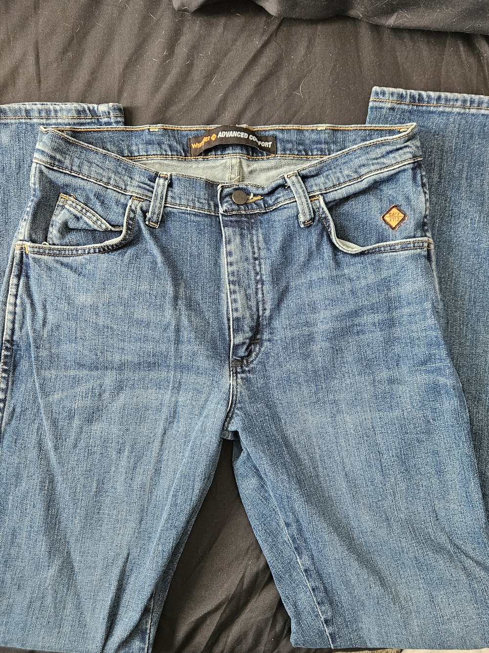 Wrangler FR Jeans Mens 32x36 Blue Original Flame Resistant Denim Work